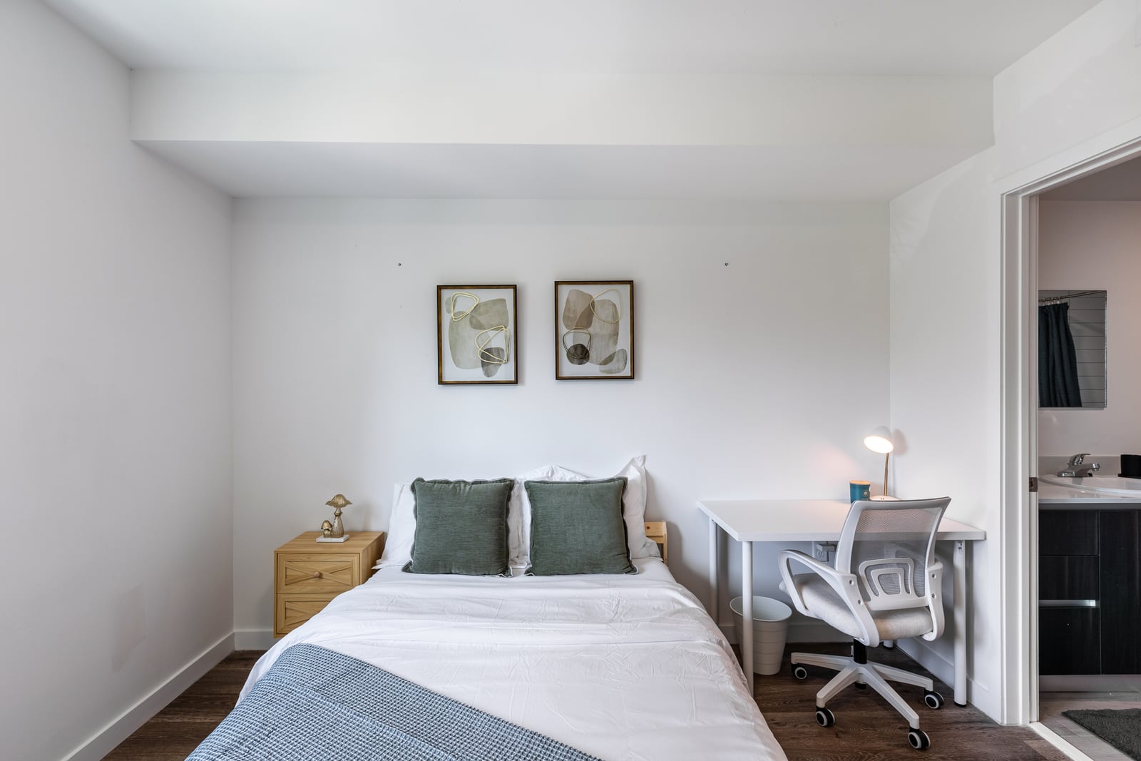 Master Room and Ensuite Bath at Downtown Central - Edge Coliving, Edmonton, photo 3