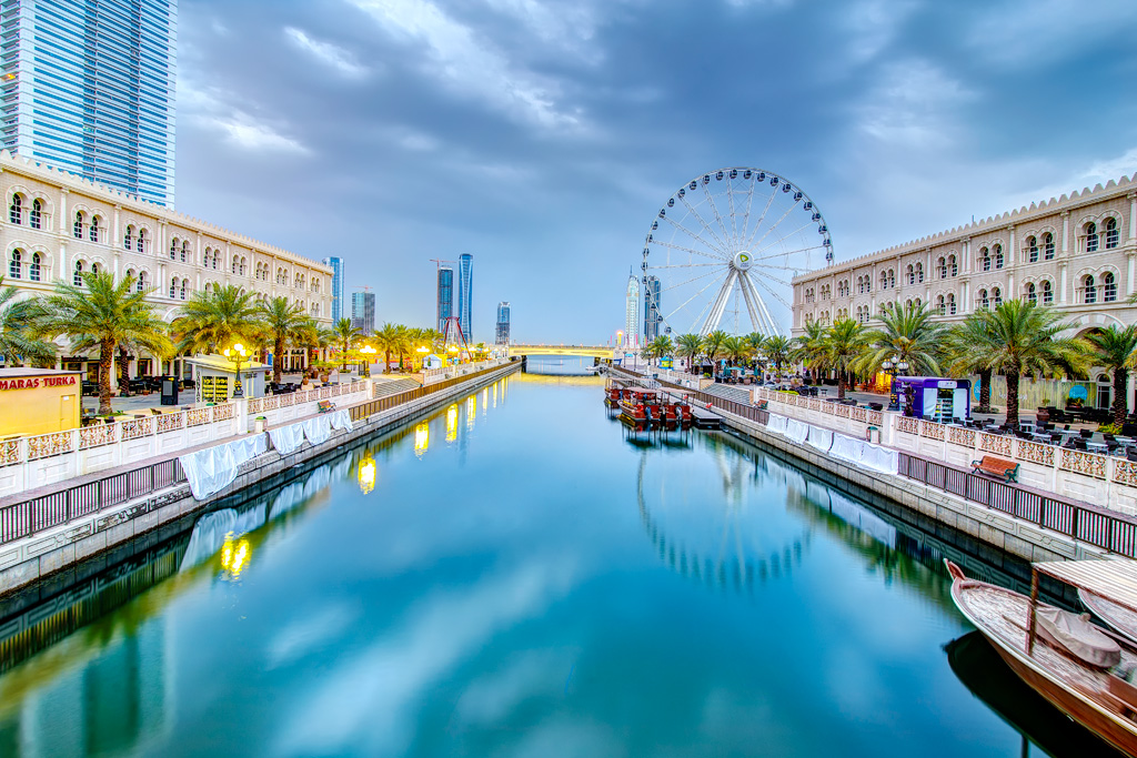 View of Sharjah, United Arab Emirates