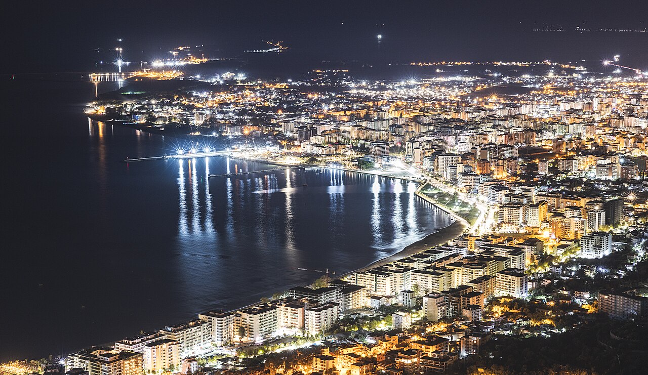 View of Vlorë, Albania