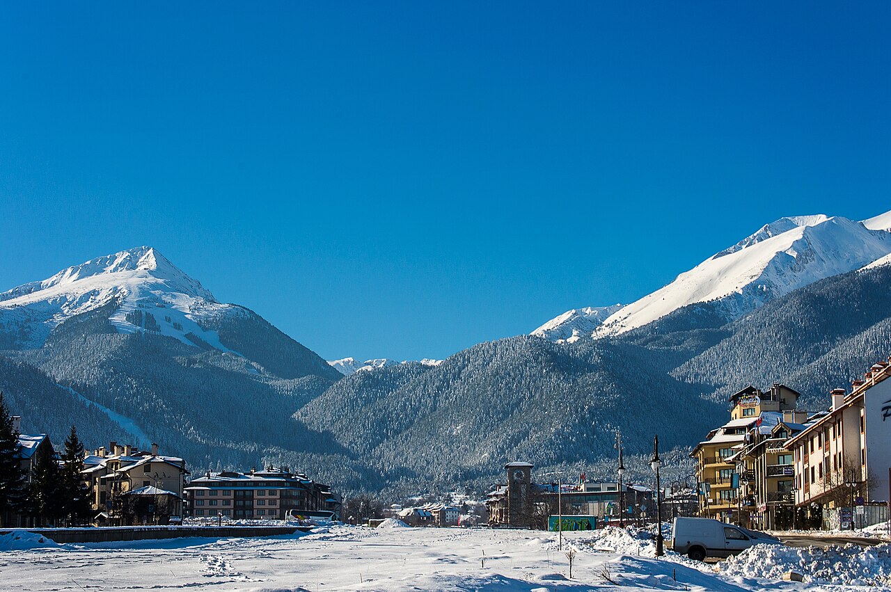 View of Bansko, Bulgaria