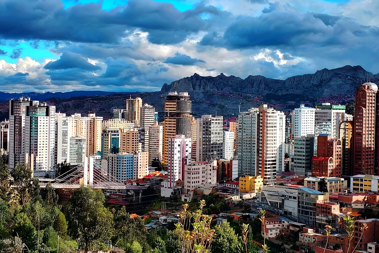 View of La Paz, Bolivia
