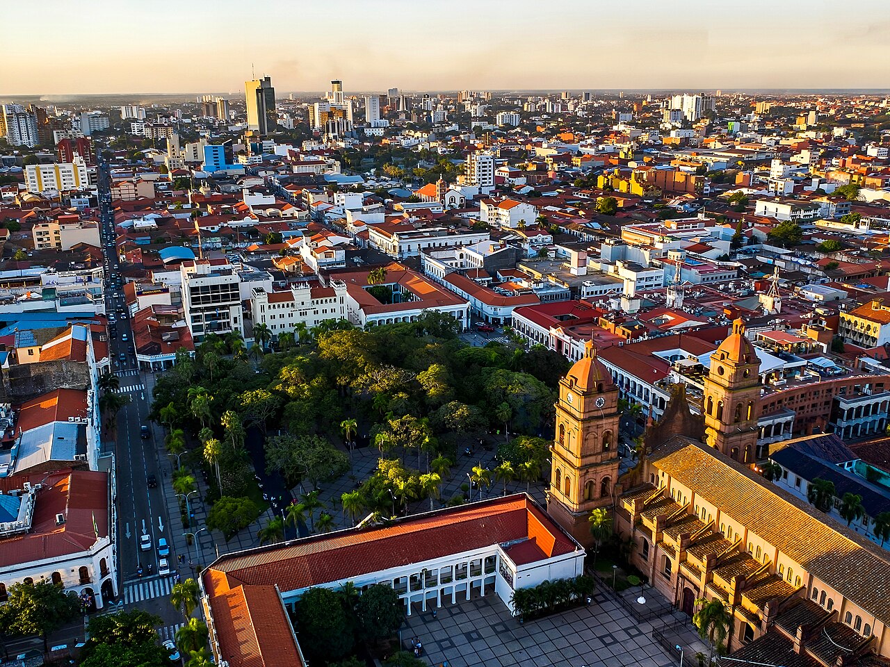 View of Santa Cruz de la Sierra, Bolivia