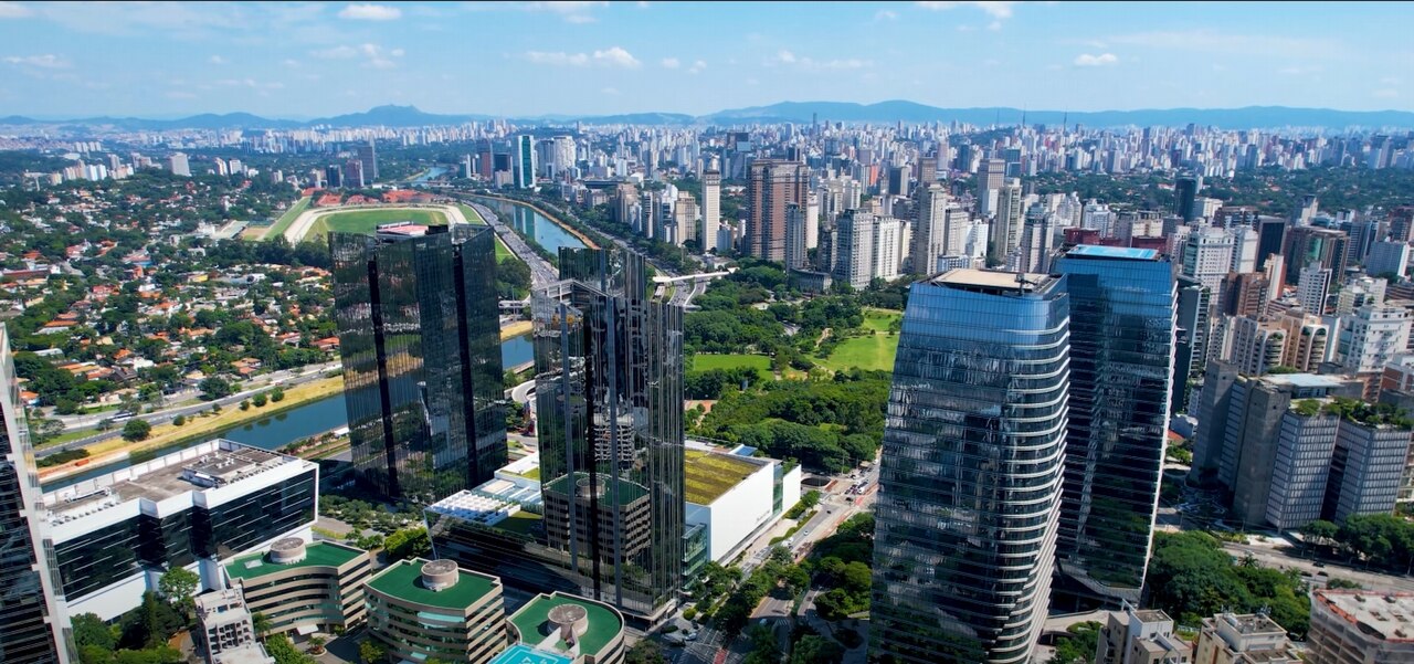 View of São Paulo, Brazil
