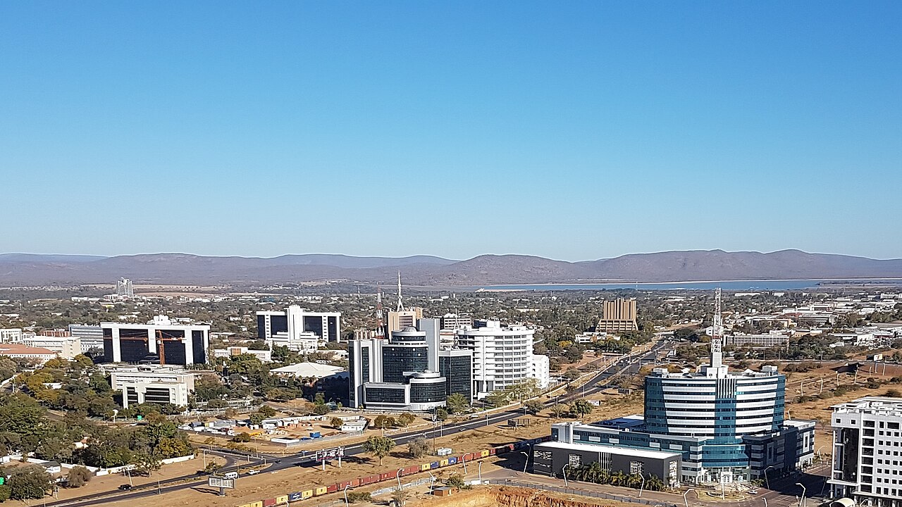 View of Gaborone, Botswana