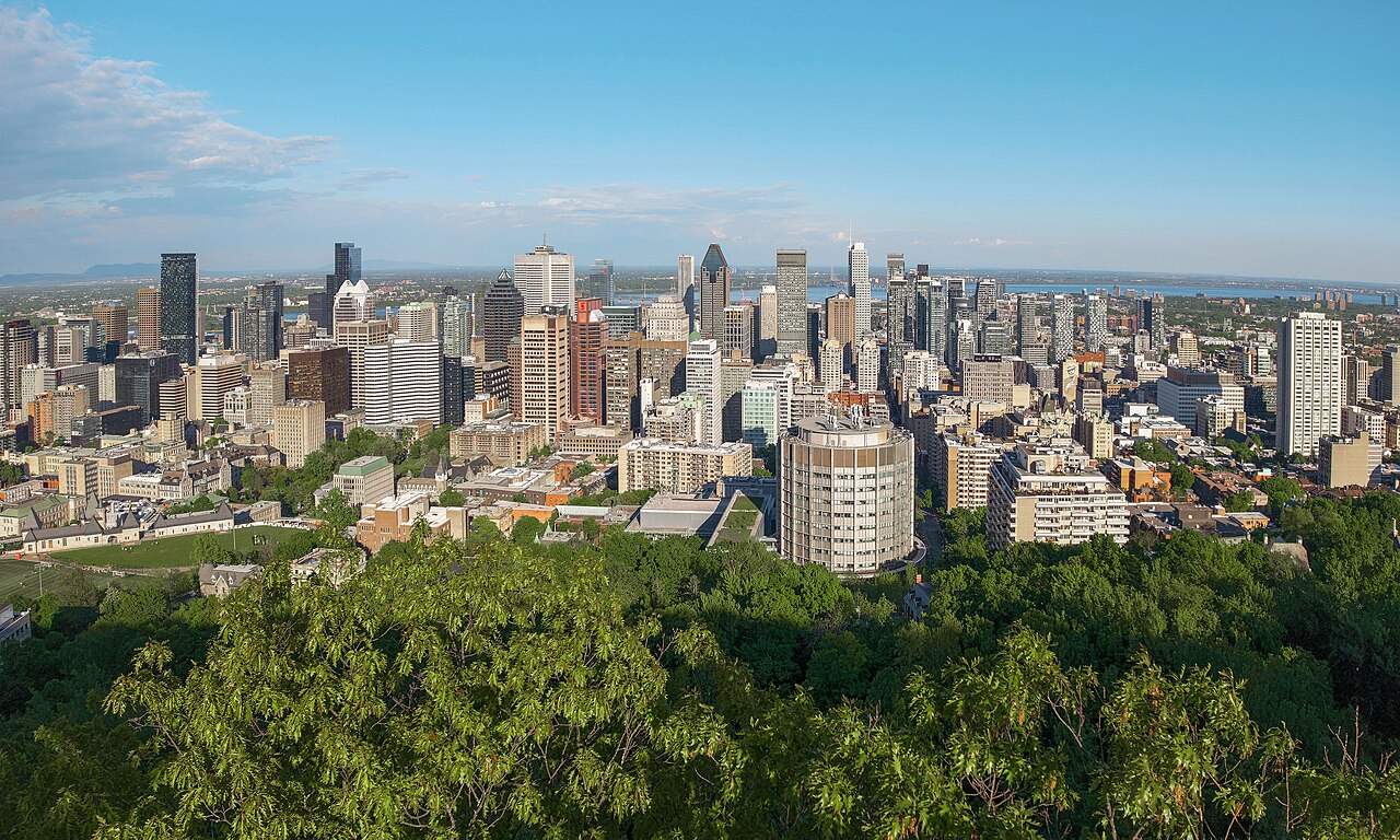 View of Montréal, Canada