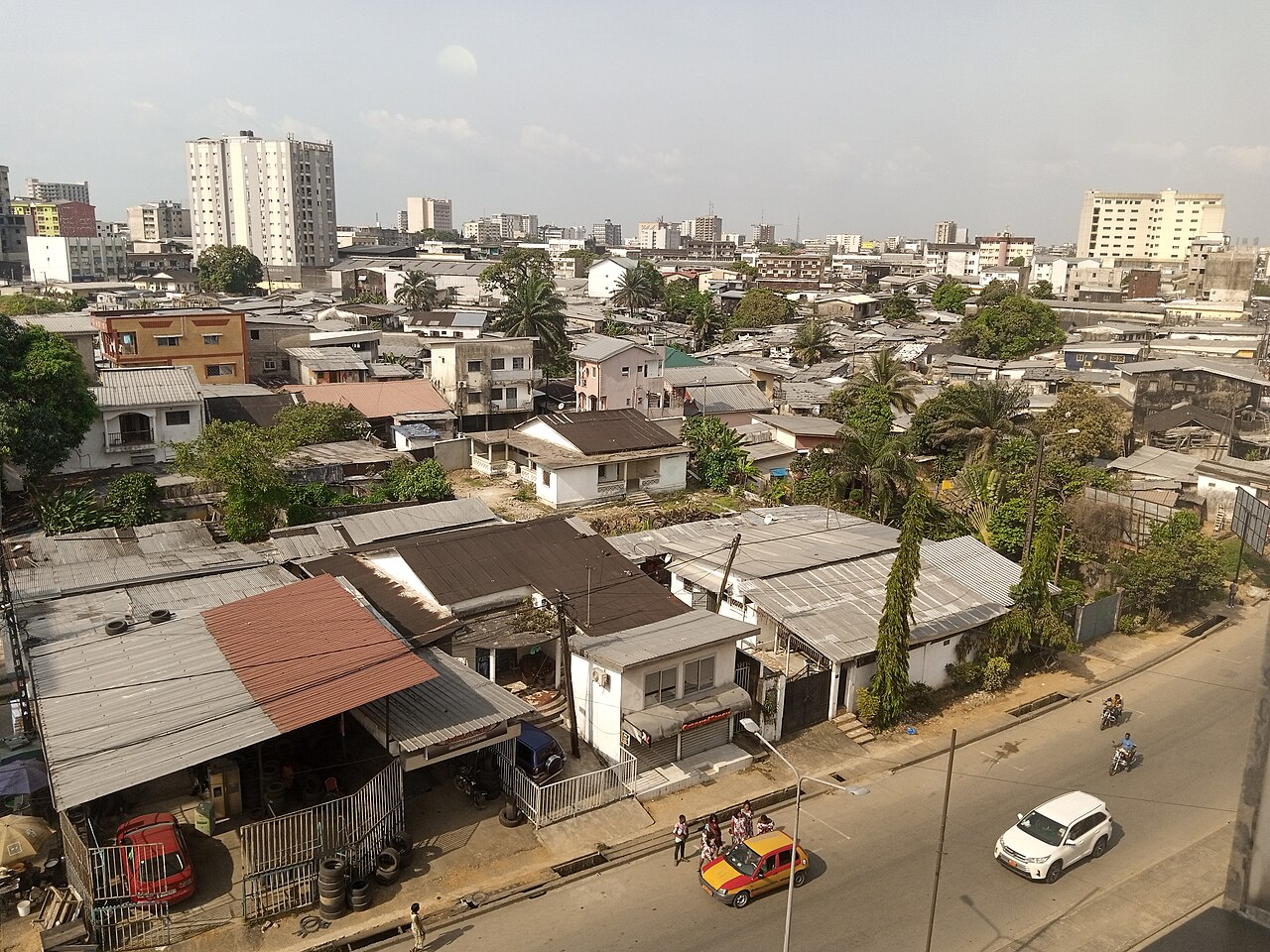 View of Douala, Cameroon