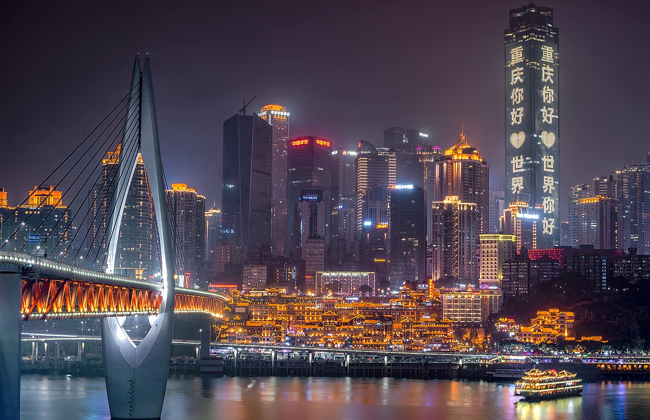 View of Chongqing, China
