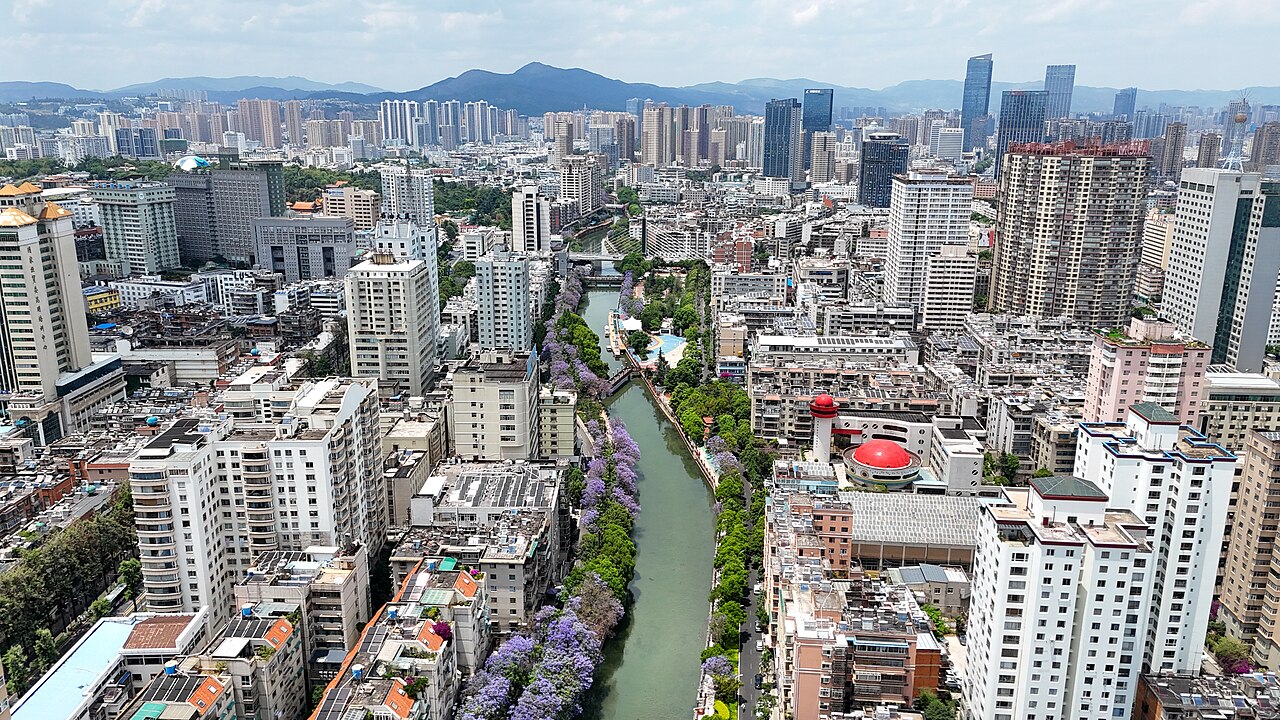 View of Kunming, China