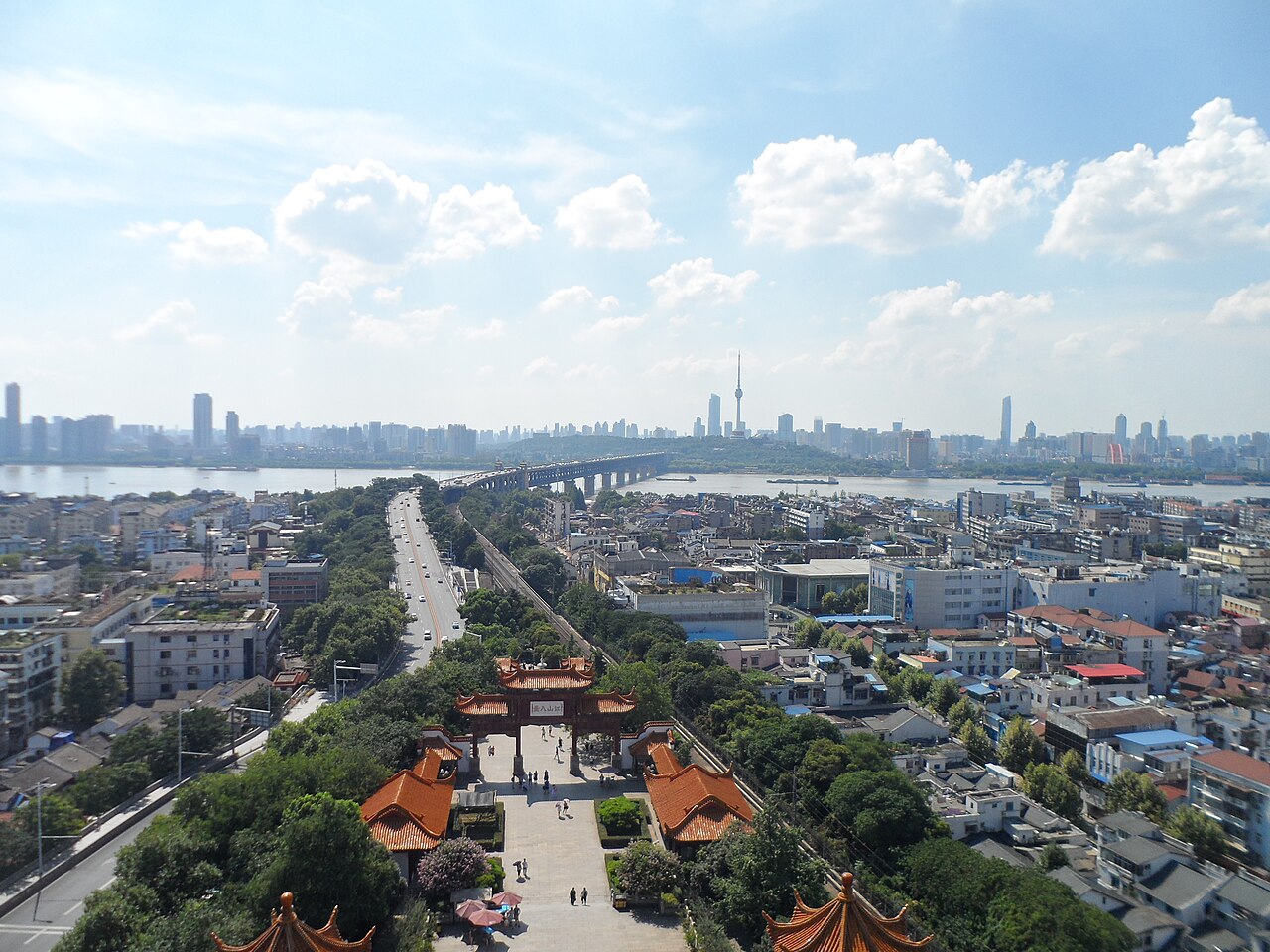 View of Wuhan, China