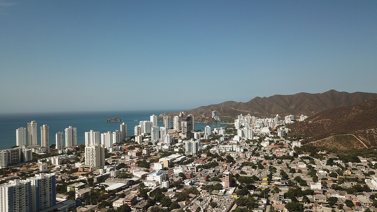 View of Santa Marta, Colombia