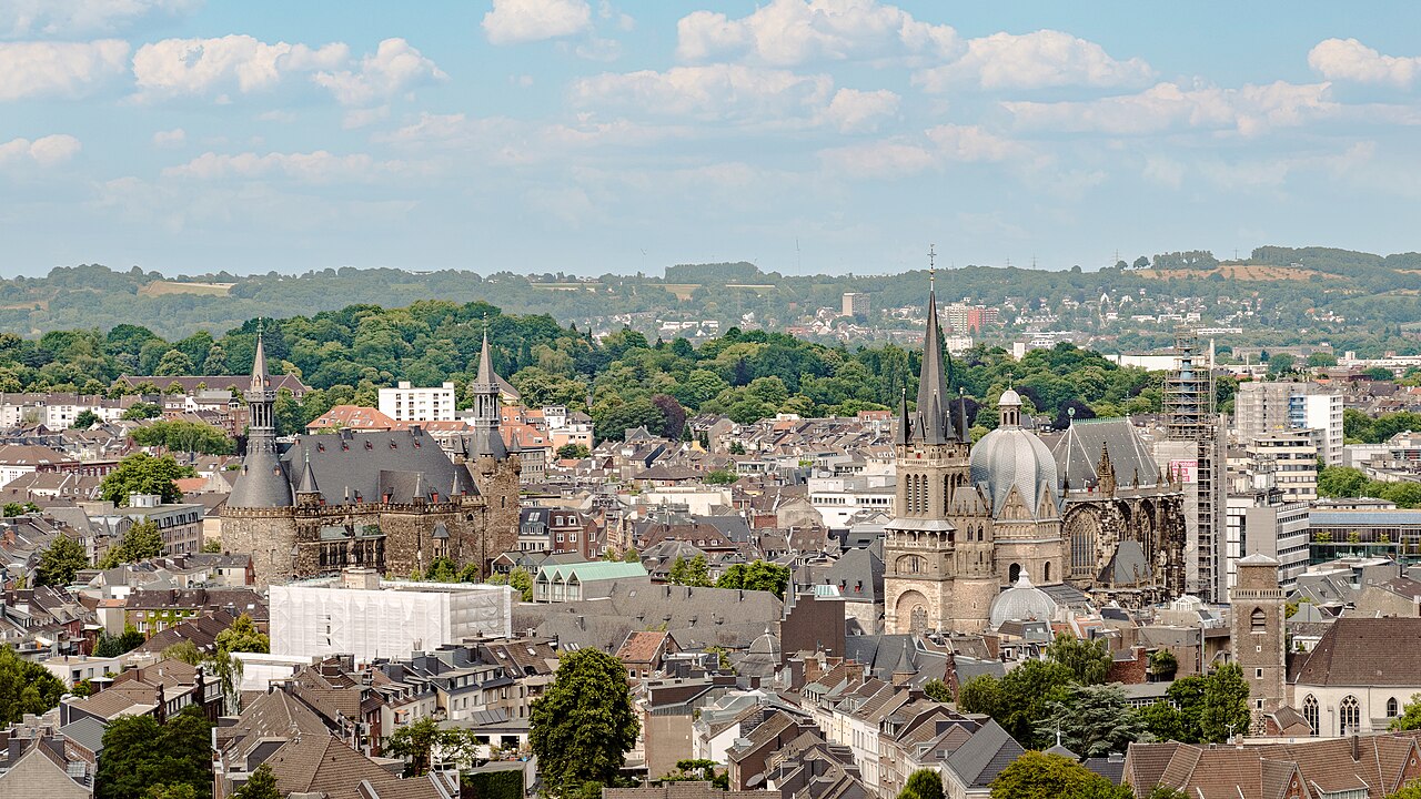 View of Aachen, Germany