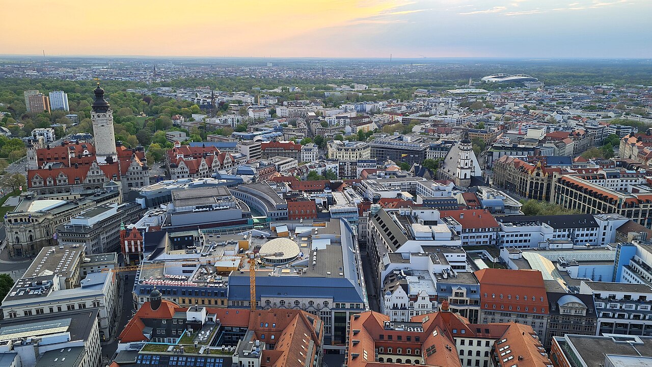 View of Leipzig, Germany