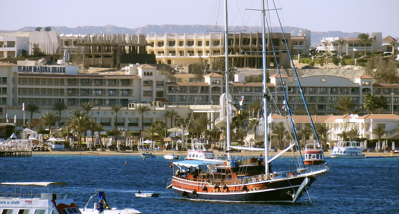 View of Sharm El Sheikh, Egypt