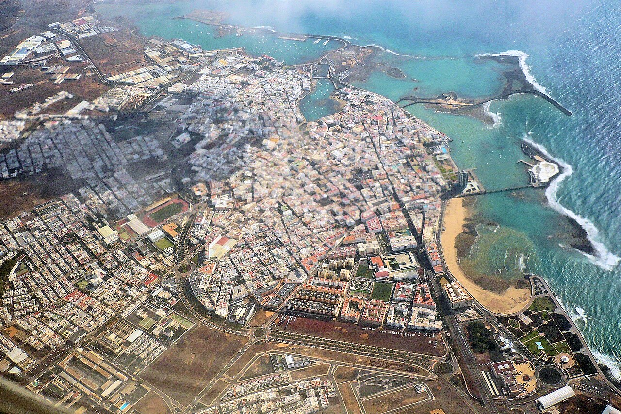 View of Arrecife, Spain