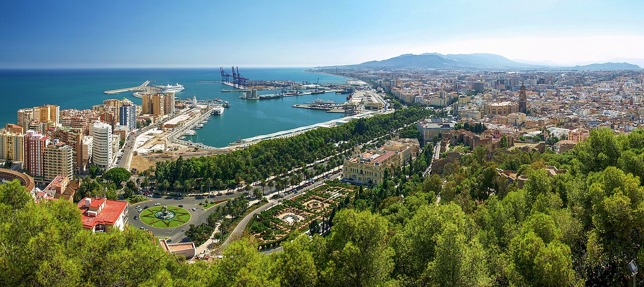 View of Málaga, Spain