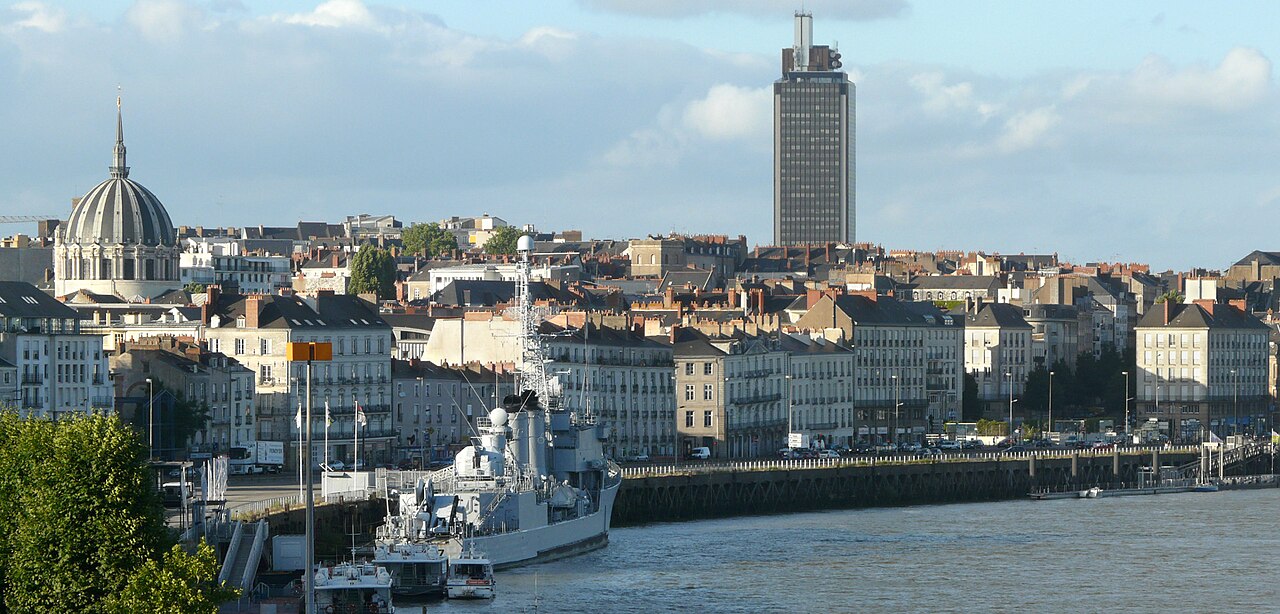 View of Nantes, France