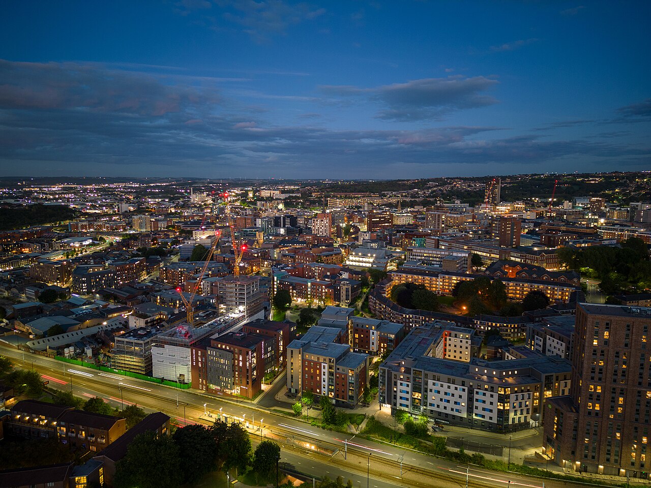 View of Sheffield, United Kingdom