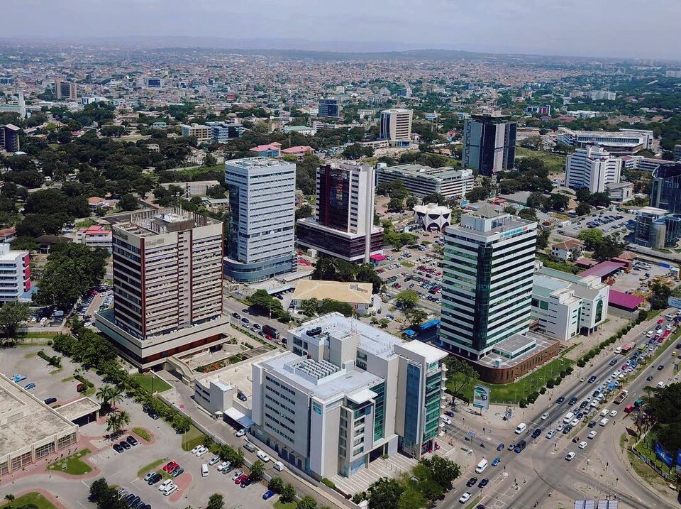 View of Accra, Ghana