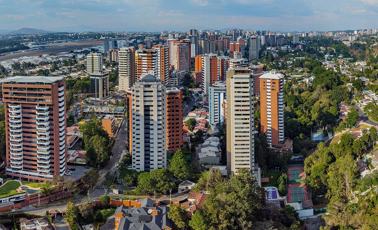 View of Guatemala City, Guatemala