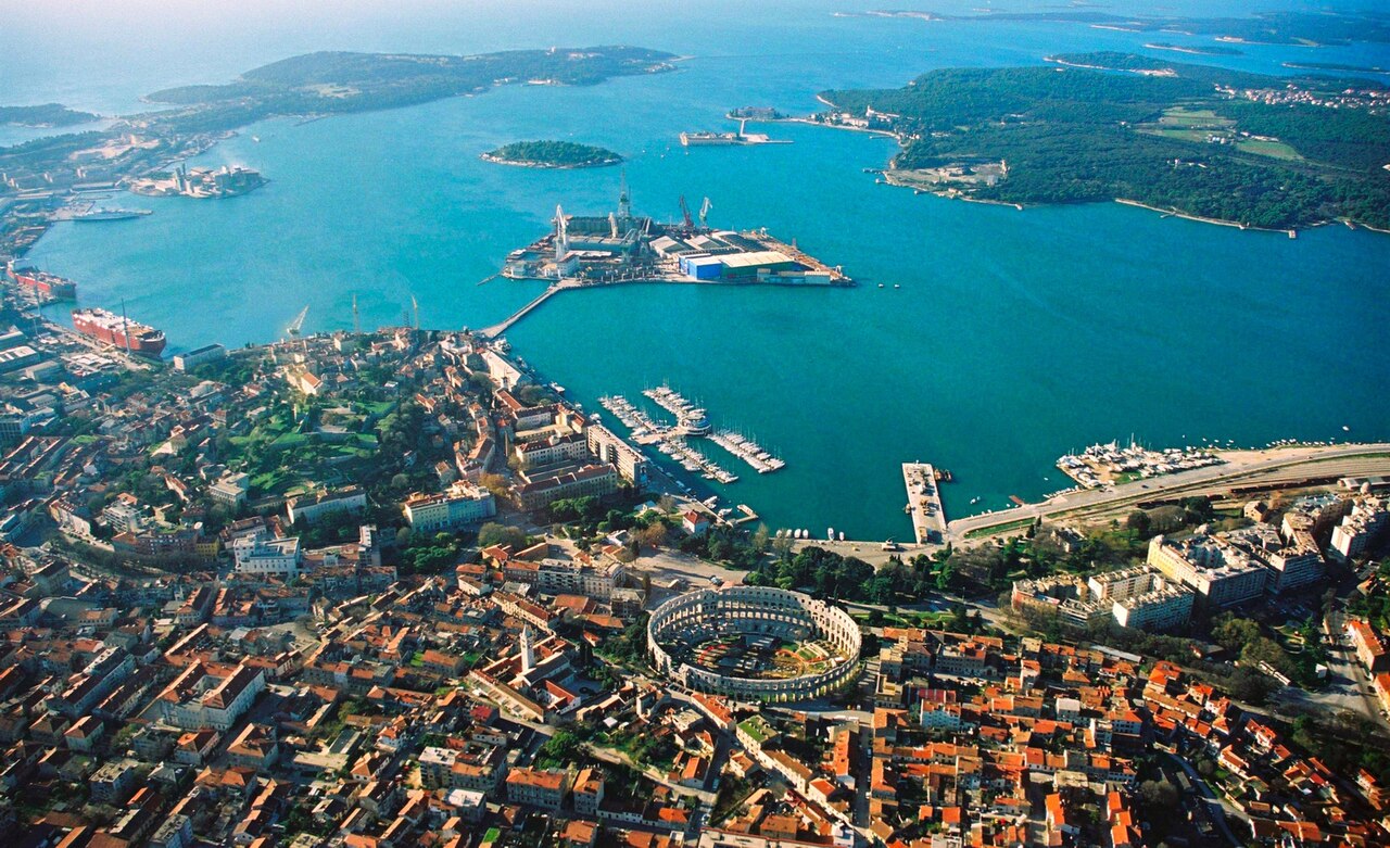 View of Pula, Croatia