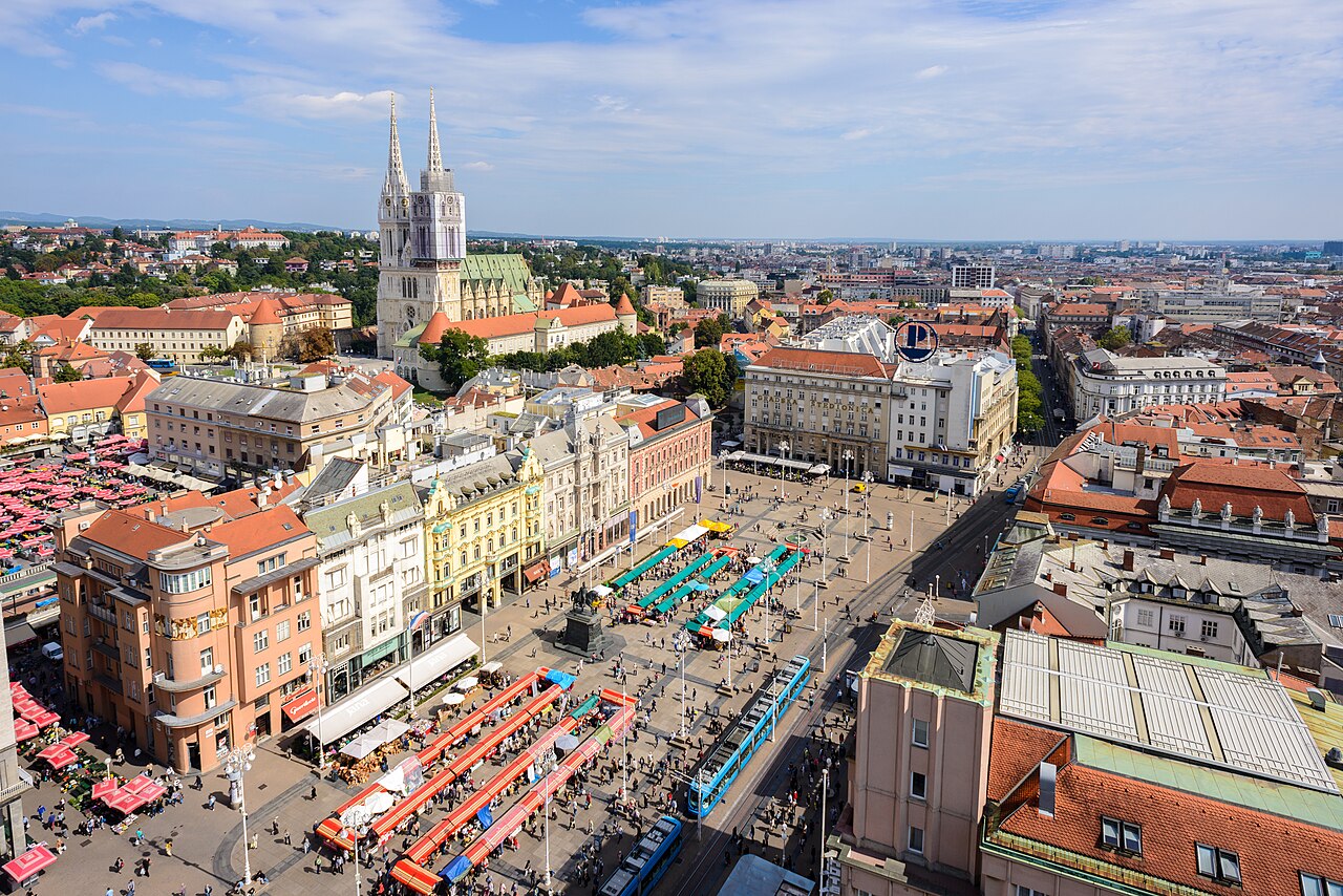 View of Zagreb, Croatia