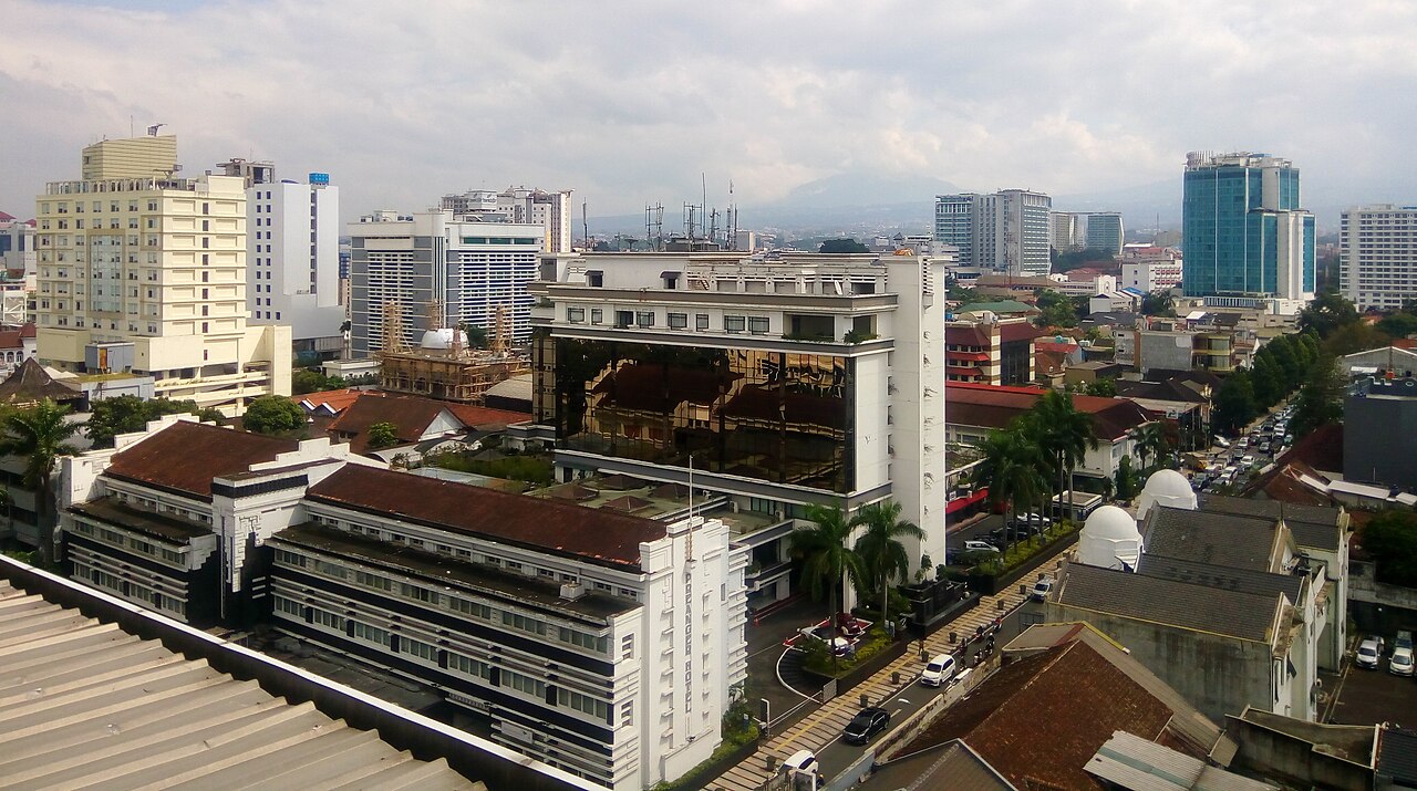 View of Bandung, Indonesia