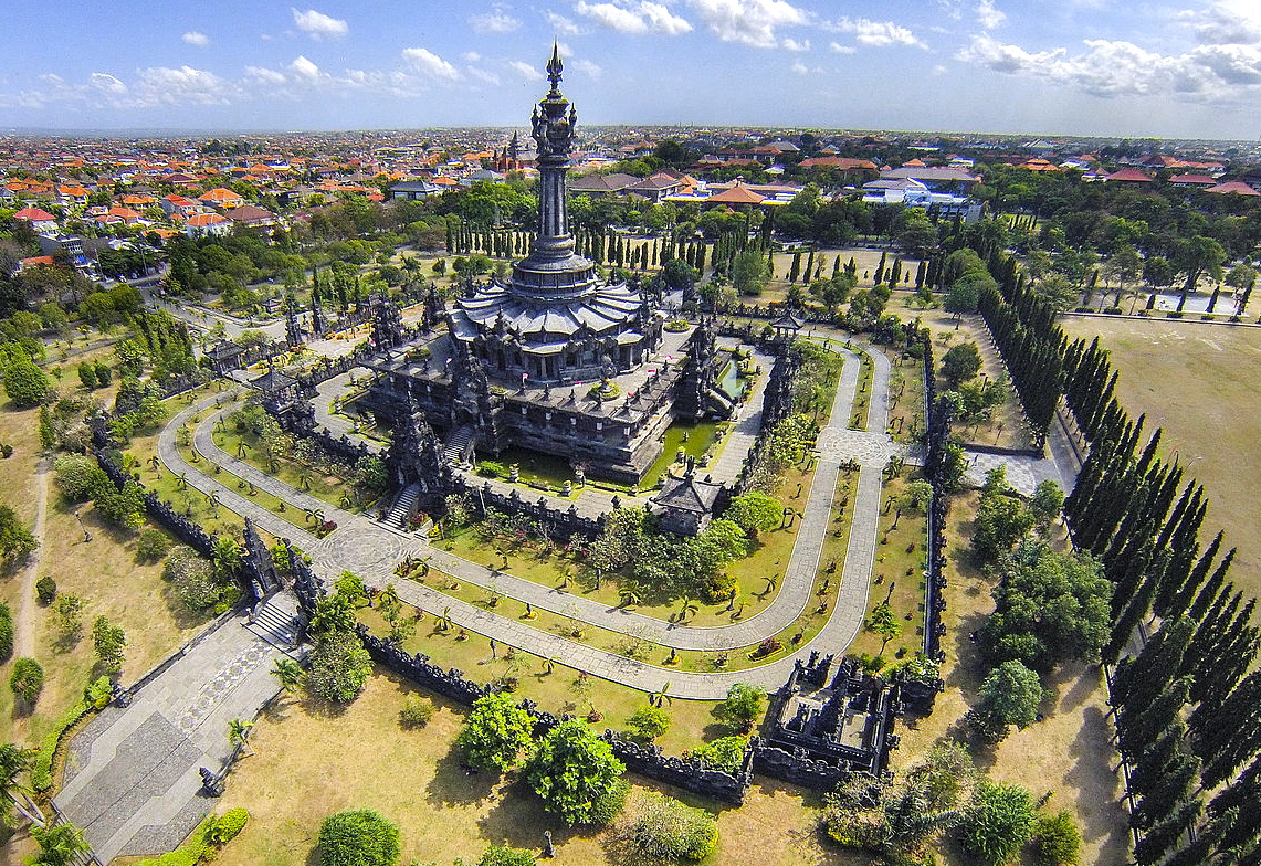 View of Denpasar, Indonesia