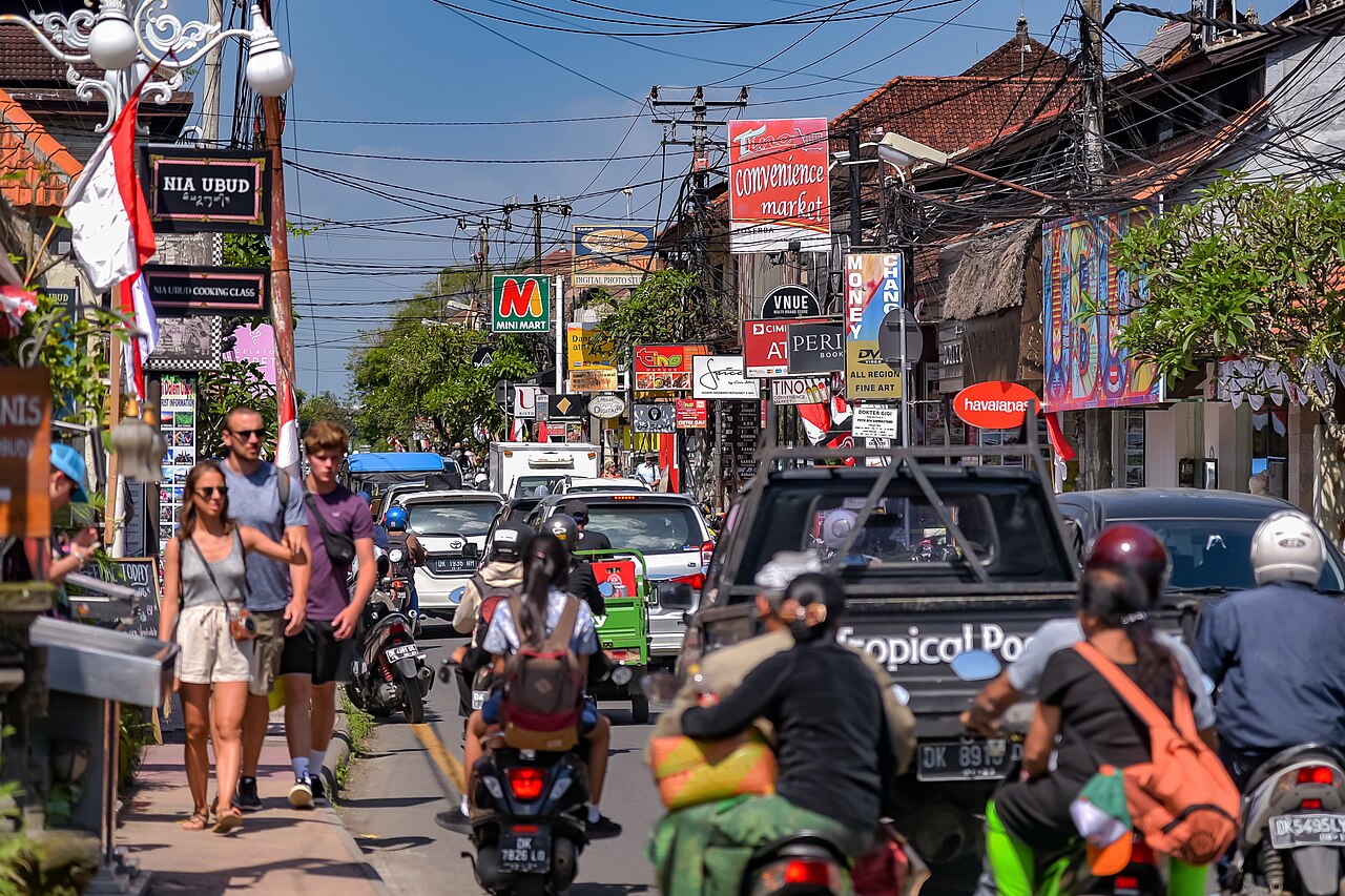 View of Ubud, Indonesia