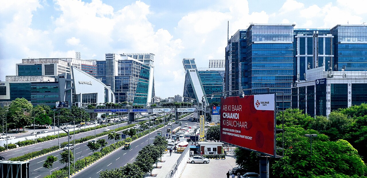 View of Gurugram, India