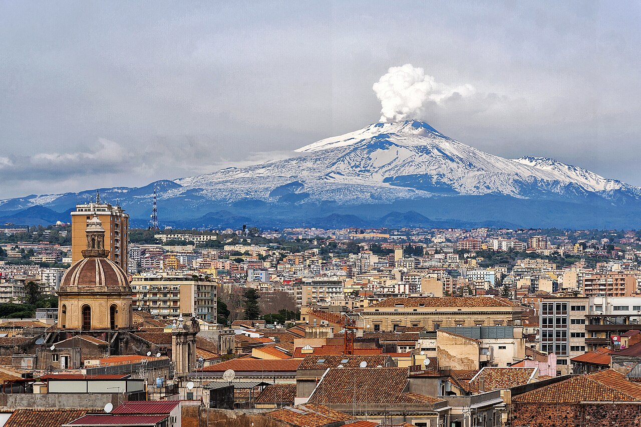View of Catania, Italy