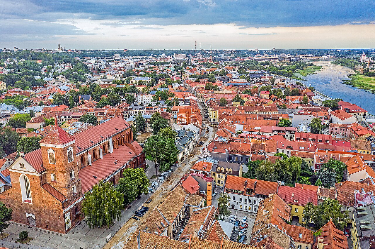 View of Kaunas, Lithuania