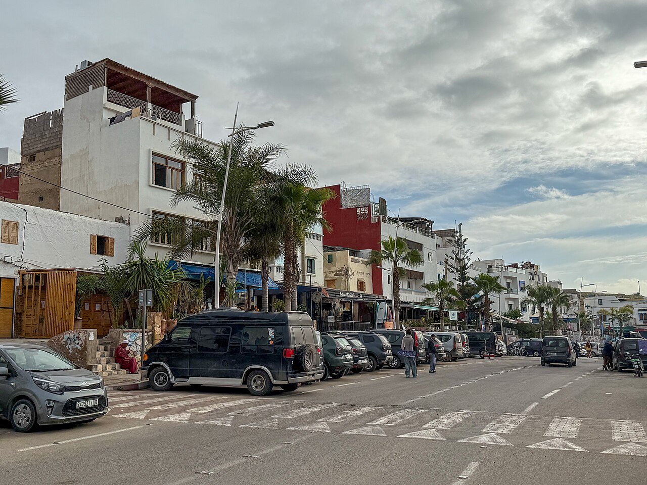 View of Taghazout, Morocco