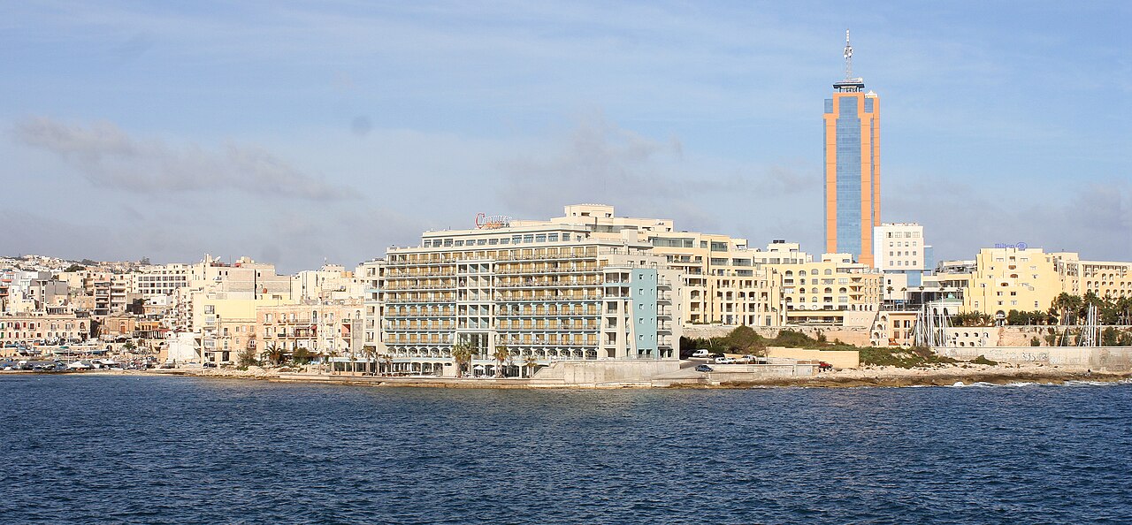 View of St Julian's, Malta