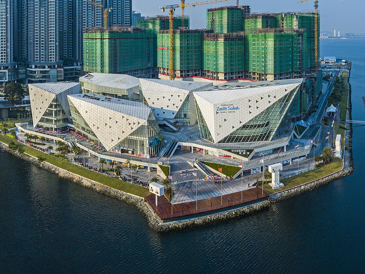 View of Johor Bahru, Malaysia