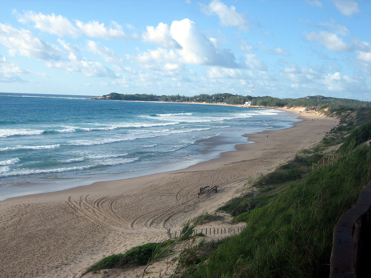 View of Tofo, Mozambique