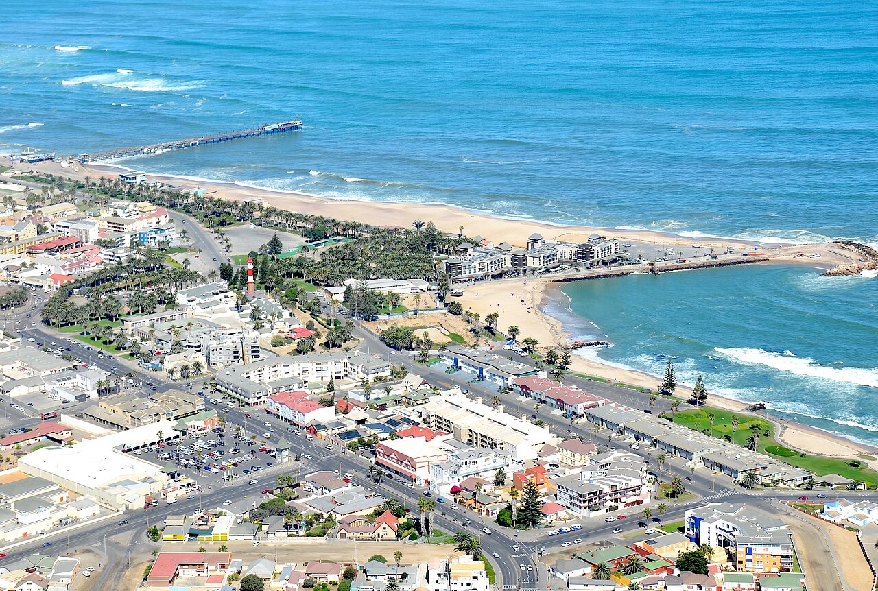 View of Swakopmund, Namibia