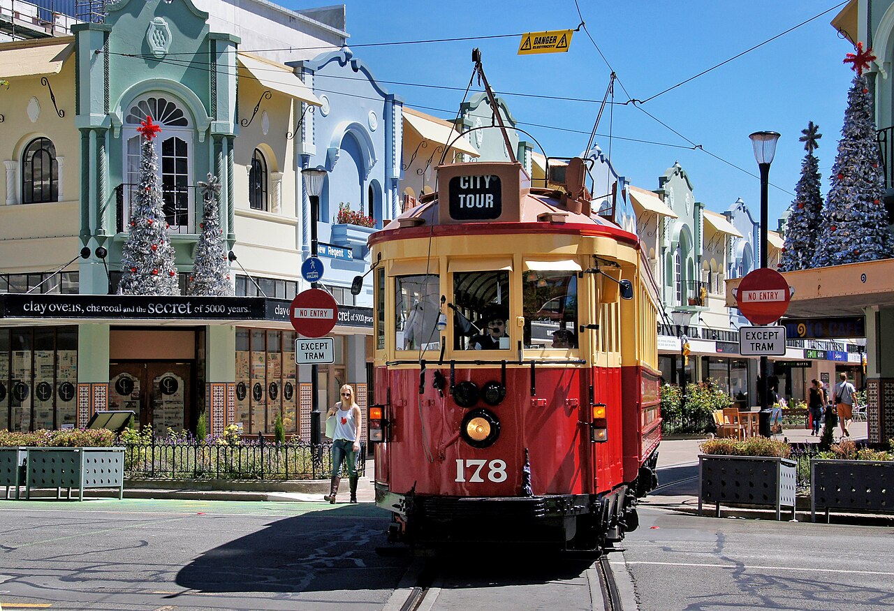 View of Christchurch, New Zealand