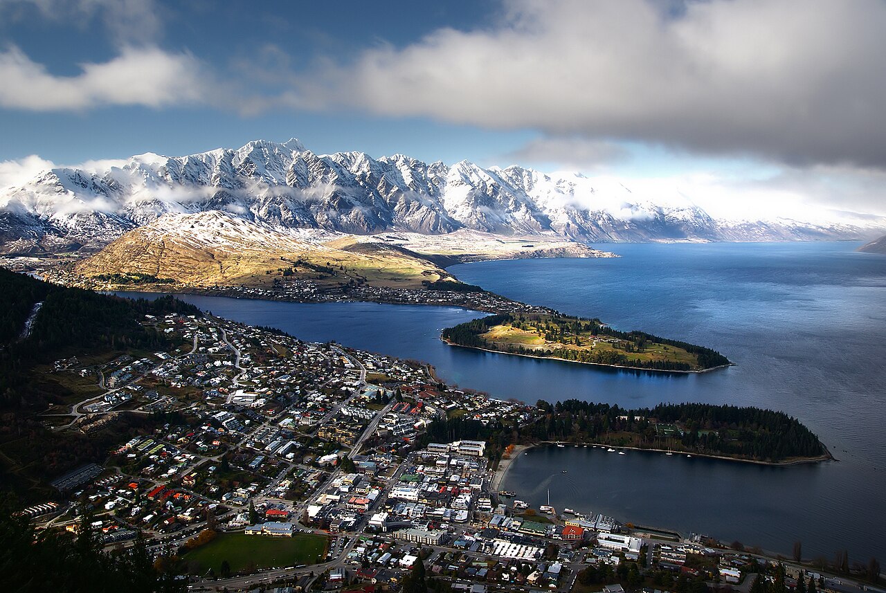 View of Queenstown, New Zealand