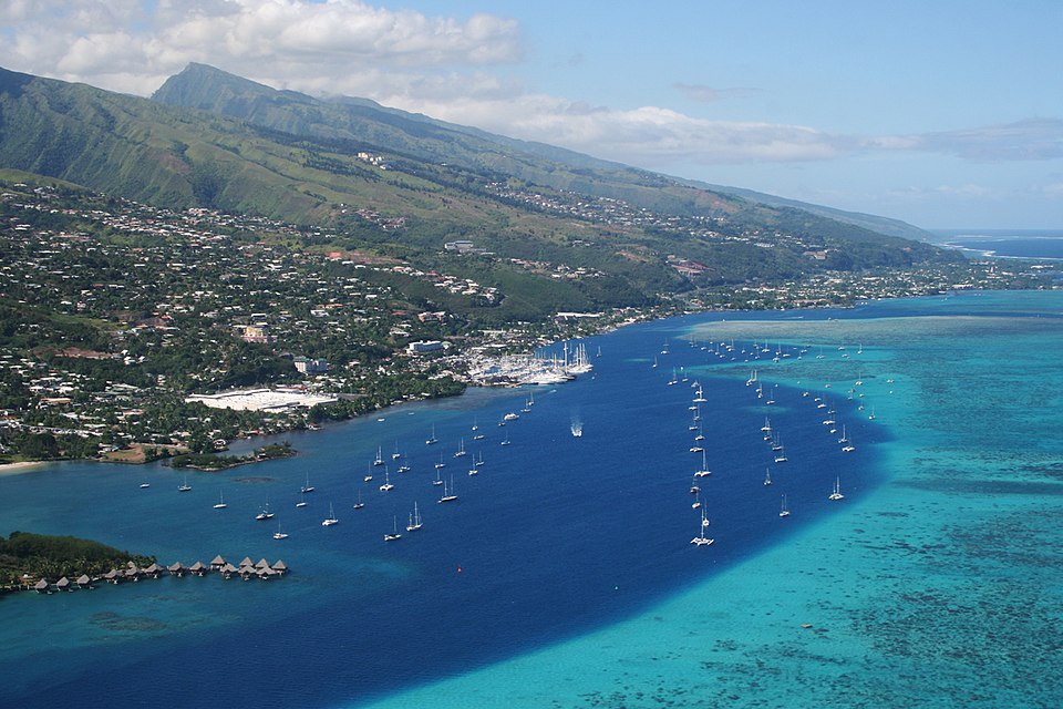 View of Papeete, French Polynesia