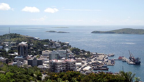 View of Port Moresby, Papua New Guinea