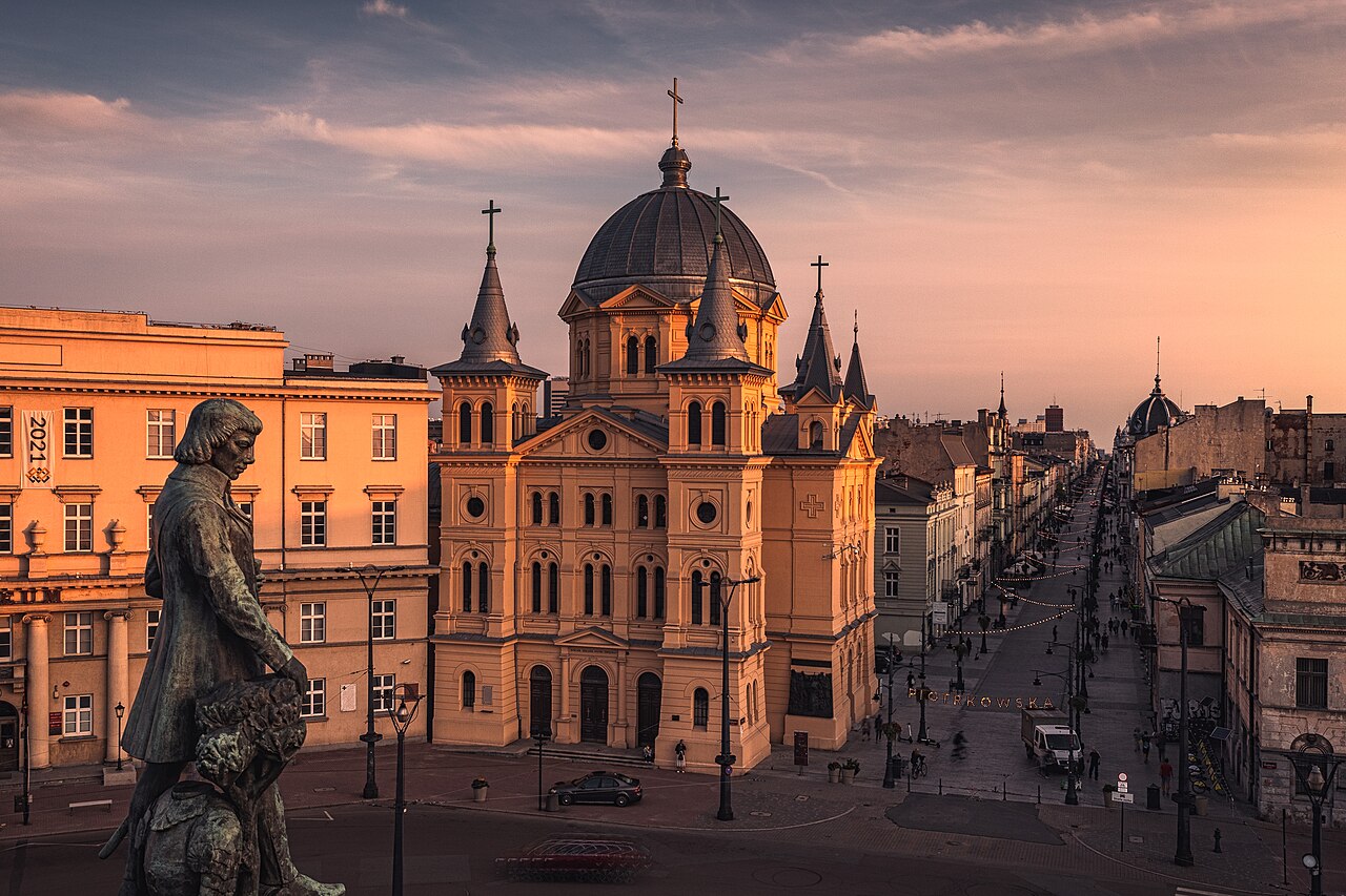 View of Łódź, Poland