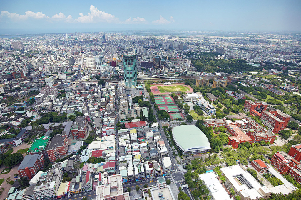 View of Tainan, Taiwan