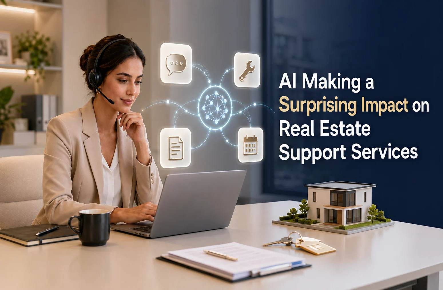 Cover image for "Where is AI making a surprising impact on real estate support services?"