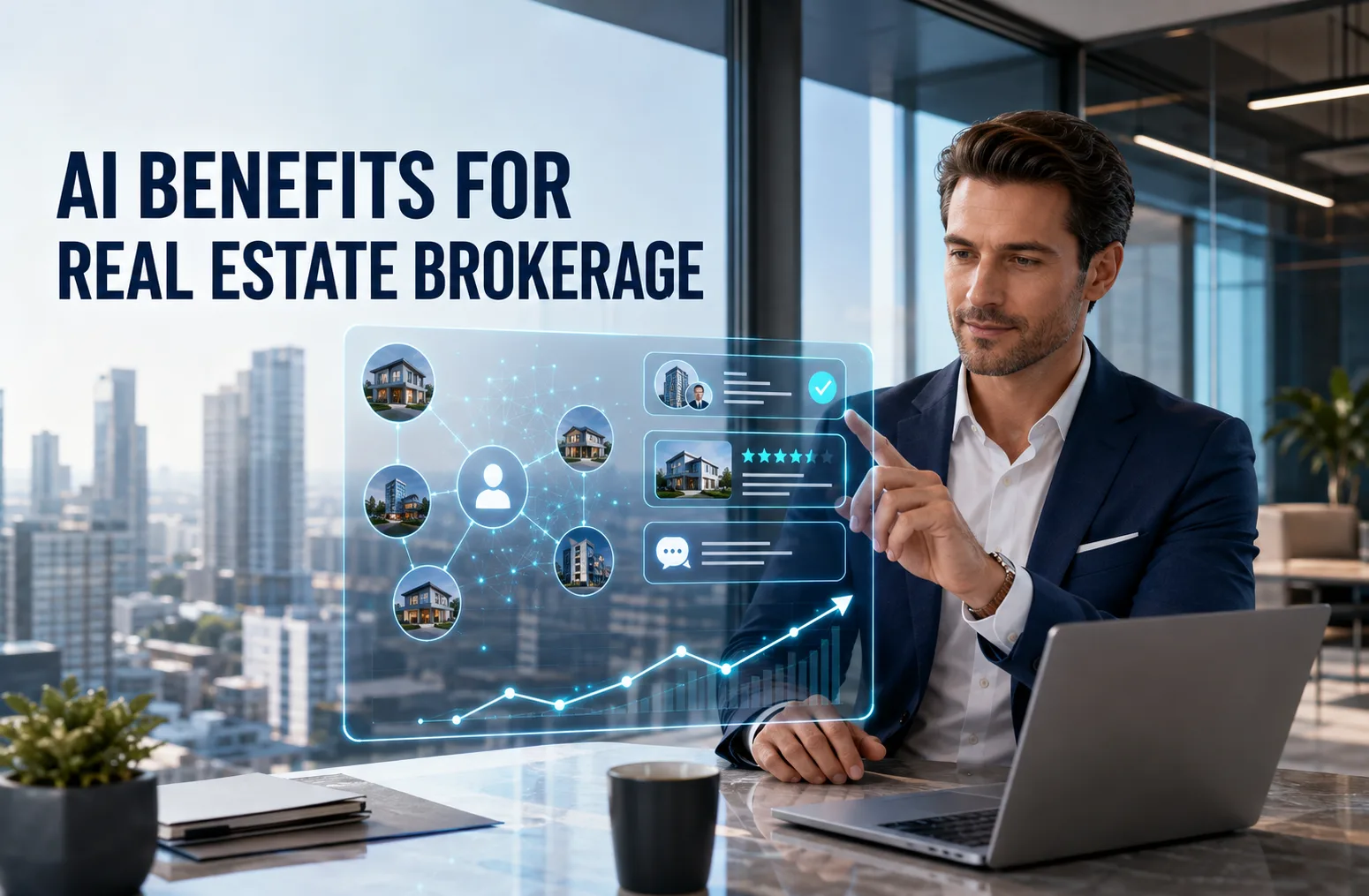 Cover image for "AI technology benefits for real estate brokerage"