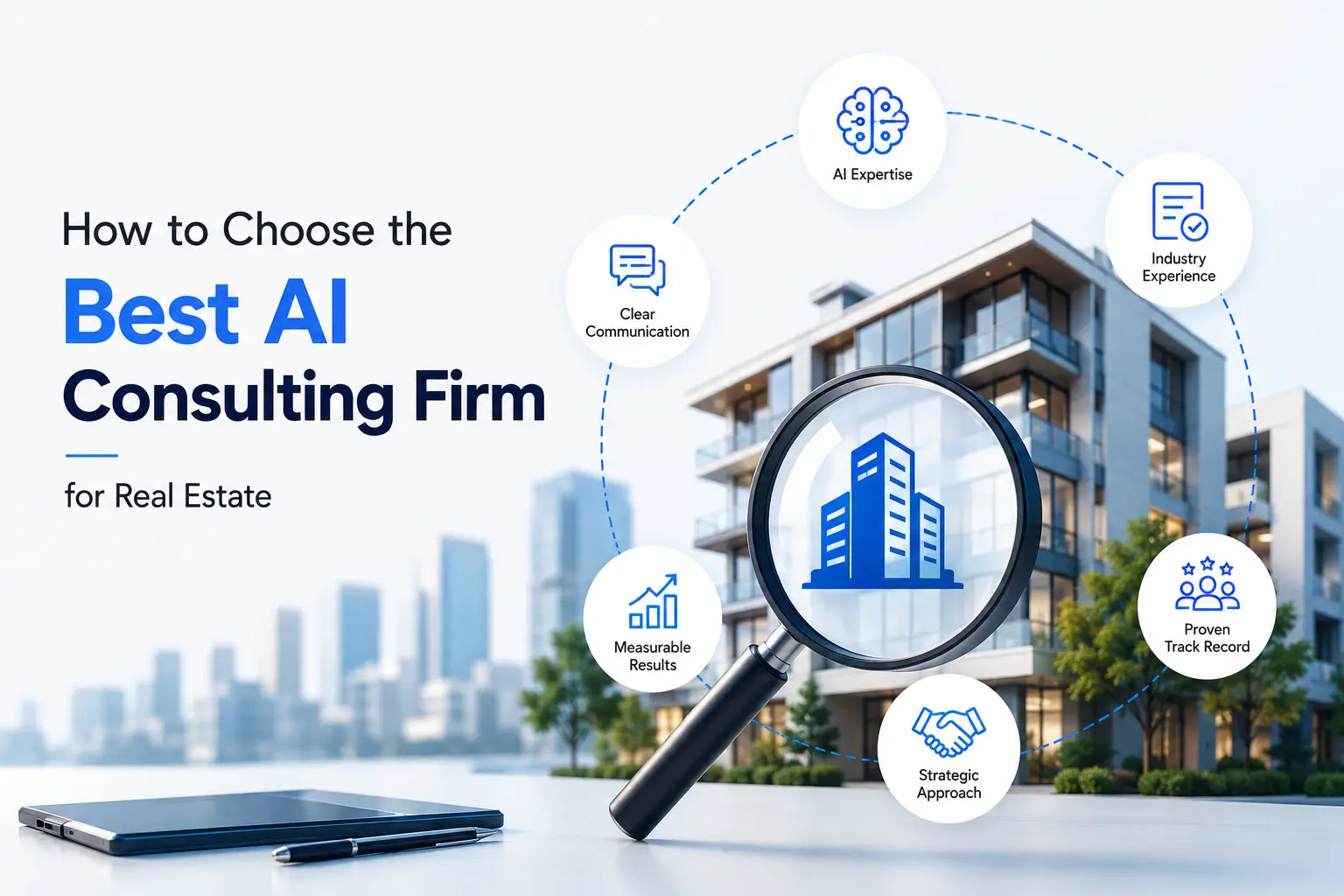 How to Choose the Best AI Consulting Firm for Real Estate. Article cover