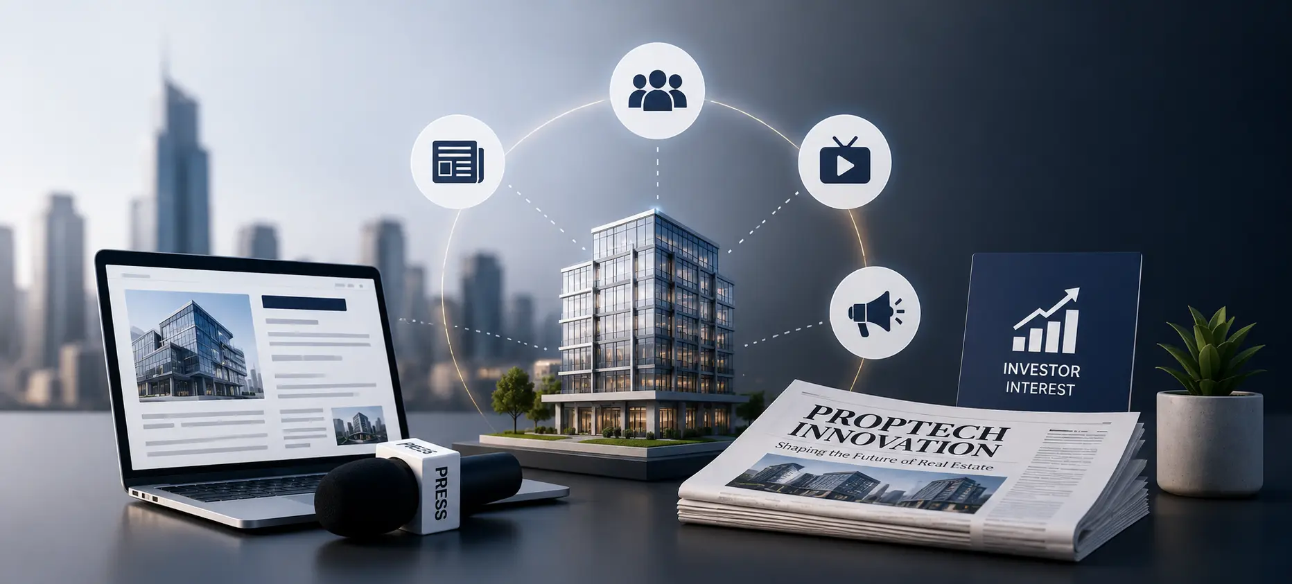 Cover image for "PR Strategy for PropTech Startups: Earning Press and Investor Attention Before You Raise"