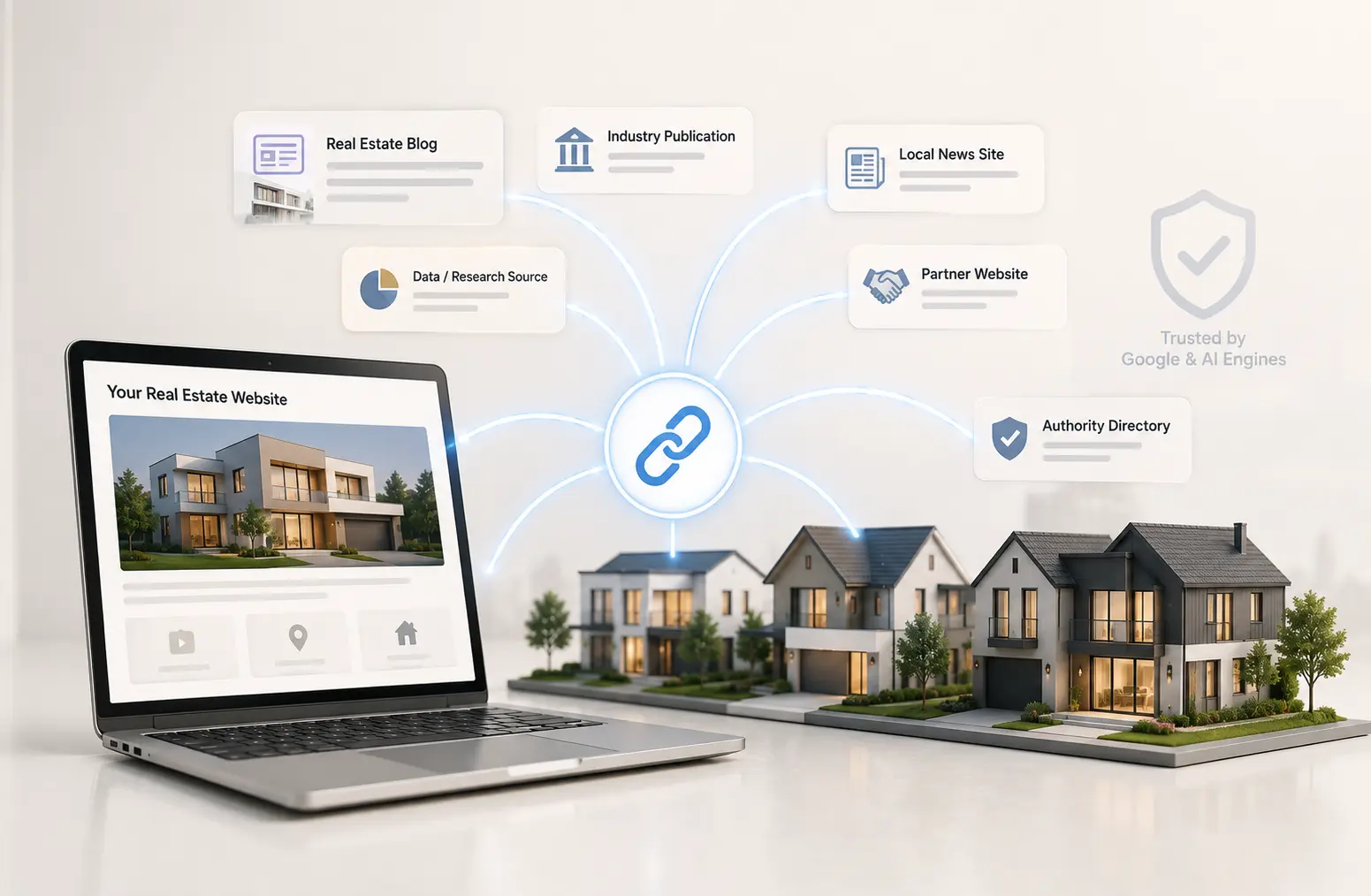 Cover image for "Real Estate Link Building in 2026: How to Earn Backlinks Google and AI Engines Actually Trust"