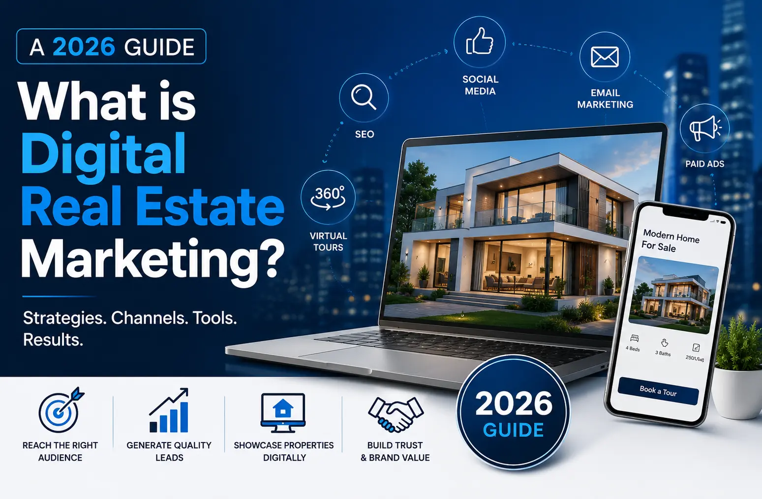 What is digital real estate marketing? A 2026 guide. Article cover