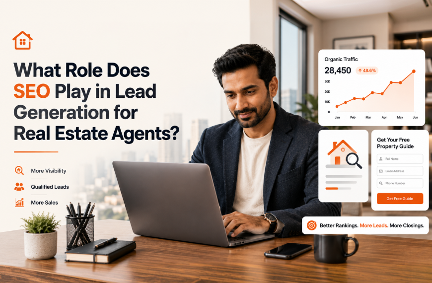 Cover image for "What Role Does SEO Play in Lead Generation for Real Estate Agents?"