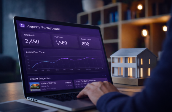 Why Property Portal Leads Fail Without a CRM to Catch Them. Cover image